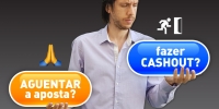 aguentar a aposta ou fazer cash out