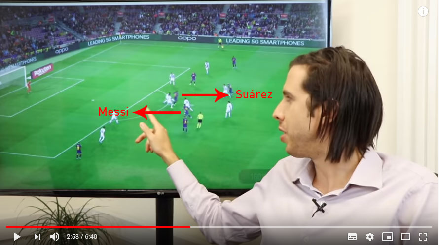 jogada golo barcelona suarez rakitic messi