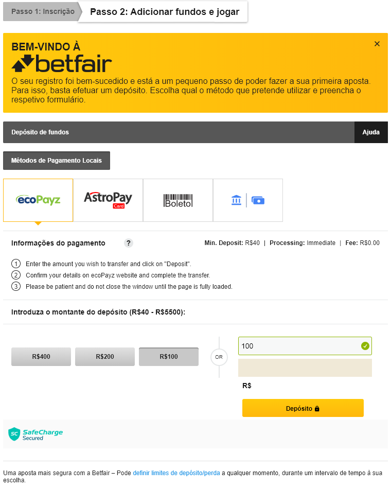 tutorial depositar na conta btfair