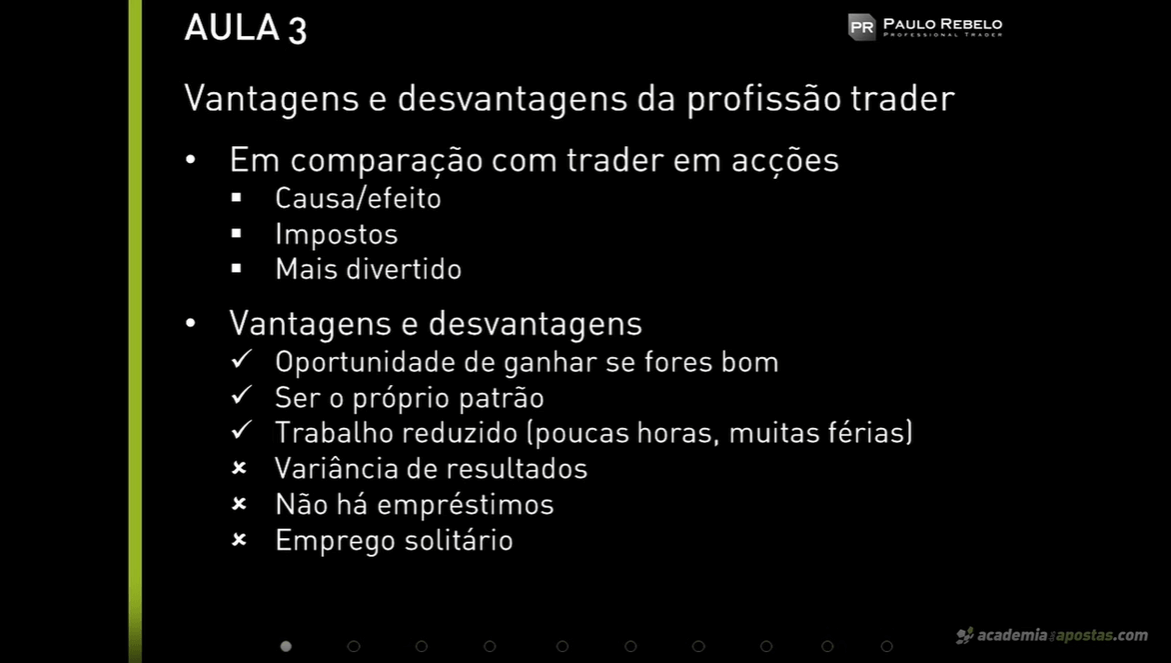 Paulo Rebelo Vantagens em ser Apostador